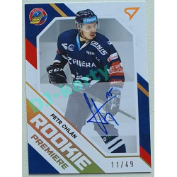 2021/22 Sportzoo TIPSPORT ELH 2. série #RP-27 Petr Chlán Rookie Premiere Auto 11/49