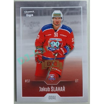 2022/23 Goal Cards Chance Liga 1. série #169 Jakub Šlahař Expo Pardubice
