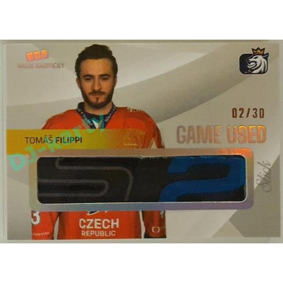 2020 MK reprezentace Tomáš Filippi #2 02/30 Game Used Memorabilia