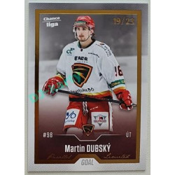 2022/23 Goal Cards Chance Liga Update #436 Martin Dubský Gold xx/23