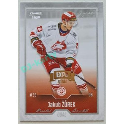 2022/23 Goal Cards Chance Liga 2. série #333 Jakub Žůrek Expo Silver 1 of 3