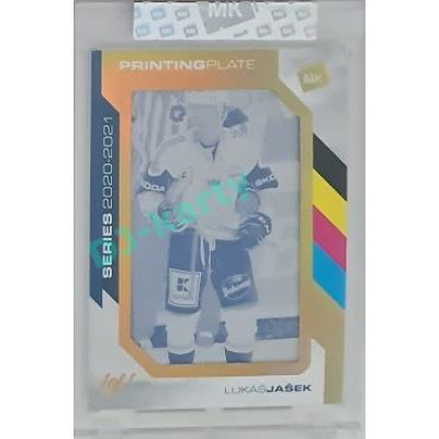 2023 MK The Gamers #PP-LJ Lukáš Jašek 2021 Printing Plate 1/1 Yellow