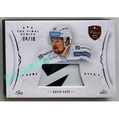 2021/22 OFS The Final Series David Kaše #STI-KAD 04/10 Game Used Stick Red