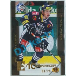 2020/21 OFS 2. série Martin Čakajík #26 03/25 Buyback Embosed GOLD