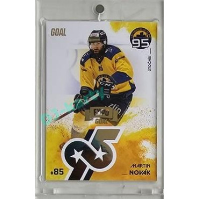 2024 Goal Cards 95. VÝROČÍ ZLÍNSKÉHO HOKEJE #ZL19 Martin Novák Expo 1of6