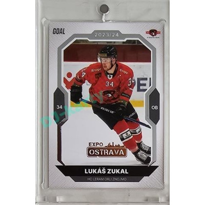 2023/24 Goal cards Chance Liga 2. série #388 Lukáš Zukal Expo Ostrava 1of2