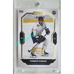 2023/24 Goal cards Chance Liga 2. série #280 Tomáš Guman Expo Gold 1of7