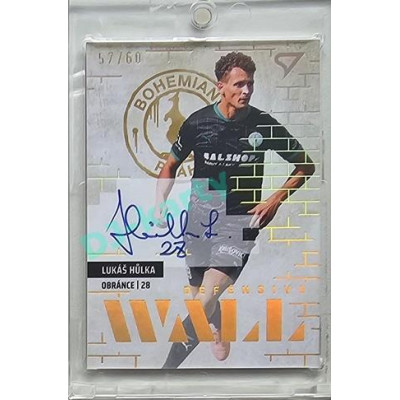 2023/24 Sportzoo Fortuna Liga 2. série #DWS-HU Lukáš Hůlka Defensive Wall Auto xx/60