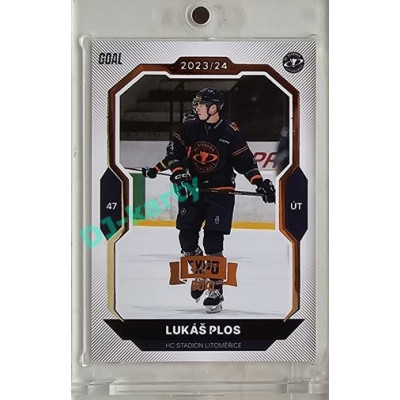 2023/24 Goal cards Chance Liga 2. série #281 Lukáš Plos Expo Gold 1of7