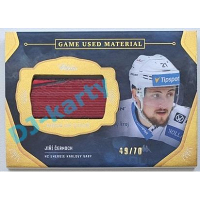 2020/21 OFS 1.série Jiří Černoch #GUM-JČE 49/70 Game Used Material