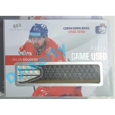 2020 MK reprezentace Milan Doudera #4 05/15 Game Used Czech Expo