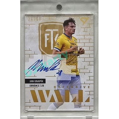 2023/24 Sportzoo Fortuna Liga 2. série #DWS-JK Jan Knapík Defensive Wall Auto xx/60