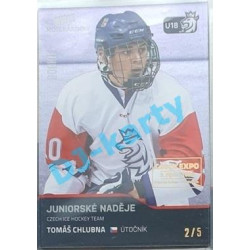 2020 MK reprezentace Tomáš Chlubna #81 2/5 Blue Czech Expo