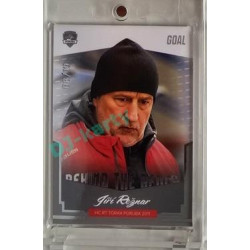 2023/24 Goal cards Chance Liga 2. série #BB-10 Jiří Režnar Behind the Bench Parallel 08/19