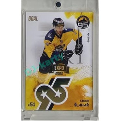 2024 Goal Cards 95. VÝROČÍ ZLÍNSKÉHO HOKEJE #ZL25 Jakub Šlahař Expo 1of6
