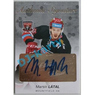 2017/18 OFS Martin Látal #AS-114 3/6 Authentic Signature Gold