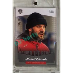 2023/24 Goal cards Chance Liga 2. série #BB-11 Michal Barinka Behind the Bench Parallel 08/19