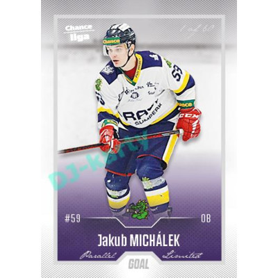 2022/23 Goal Cards Chance Liga 2. série #373 Jakub Michálek Silver 1 of 60