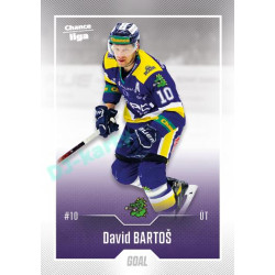 2022/23 Goal Cards Chance Liga 2. série #375 David Bartoš