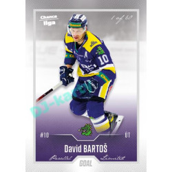 2022/23 Goal Cards Chance Liga 2. série #375 David Bartoš Silver 1 of 60