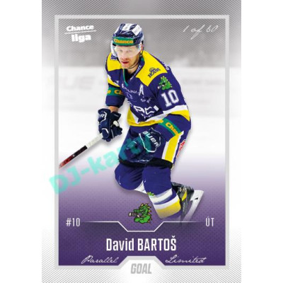 2022/23 Goal Cards Chance Liga 2. série #375 David Bartoš Silver 1 of 60