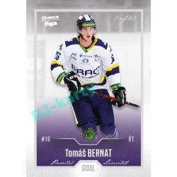 2022/23 Goal Cards Chance Liga 2. série #376 Tomáš Bernat Silver 1 of 60