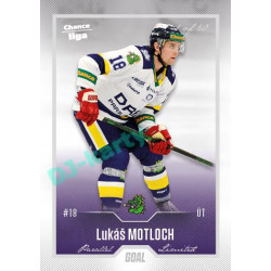 2022/23 Goal Cards Chance Liga 2. série #377 Lukáš Motloch Silver 1 of 60