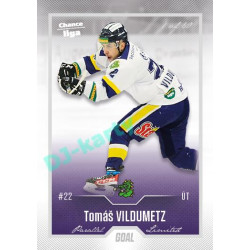 2022/23 Goal Cards Chance Liga 2. série #379 Tomáš Vildumetz Silver 1 of 60