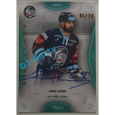 2021/22 OFS The Final Series Marek Zachar #207 06/20 Bonus Signature Rainbow