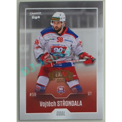 2022/23 Goal Cards Chance Liga 1. série #170 Vojtěch Střondala Expo Pardubice