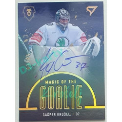 2022/23 Sportzoo ELH 1. série #MGS-GK Gašper Krošelj Magic of the Goalie Auto xx/85