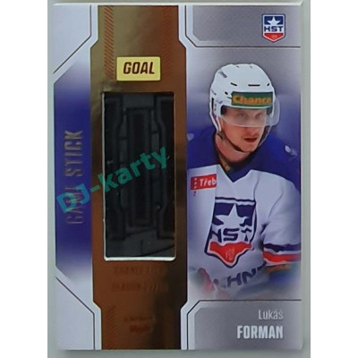 2022/23 Goal Cards Chance Liga 1. série #S-12 Lukáš Forman Game Stick 01/35