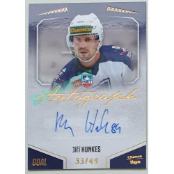 2022/23 Goal Cards Chance Liga 1. série #A-33 Jiří Hunkes Autograph 33/49