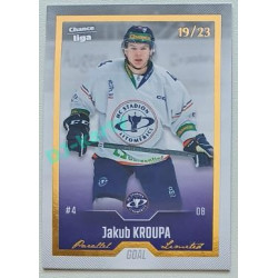 2022/23 Goal Cards Chance Liga Update #437 Jakub Kroupa Gold xx/23