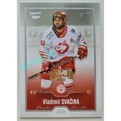 2022/23 Goal Cards Chance Liga 2. série #335 Vladimír Svačina Expo Silver 1 of 3