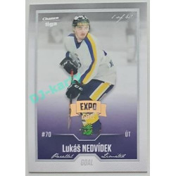 2022/23 Goal Cards Chance Liga 2. série #382 Lukáš Nedvídek Expo Silver 1 of 3