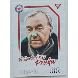 2023 Sportzoo Dekády fotbalové ligy #P-003 Václav Ježek Portrét Canvas Paralel