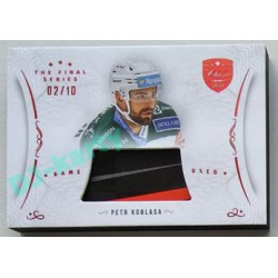 2021/22 OFS The Final Series Petr Koblasa #STI-KOT 02/10 Game Used Stick Red