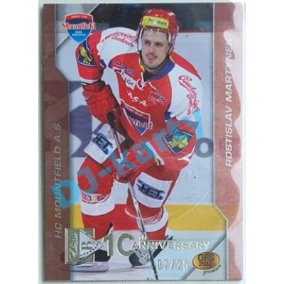 2020/21 OFS 2. série Rostislav Martynek #52 07/25 Buyback Embosed SILVER