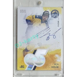2024 Goal Cards 95. VÝROČÍ ZLÍNSKÉHO HOKEJE #ZL15 Petr Holík Expo Ostrava Signature x/5