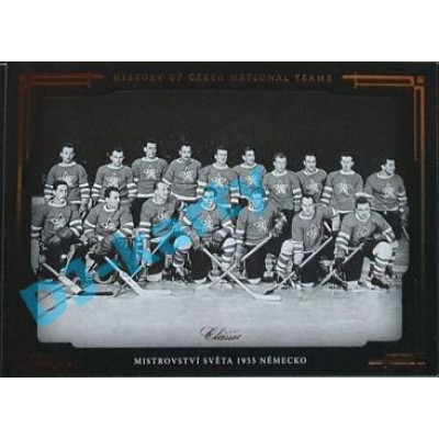 2020 OFS SSČH Mistrovství světa 1955 Německo #HCNT-18 09/20 History of Czech National Teams Cooper
