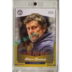 2023/24 Goal cards Chance Liga 2. série #BB-16 Robert Svoboda Behind the Bench Parallel 08/19