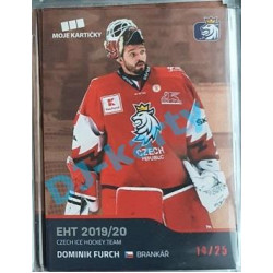 2020 MK reprezentace Dominik Furch #6 14/25 Red