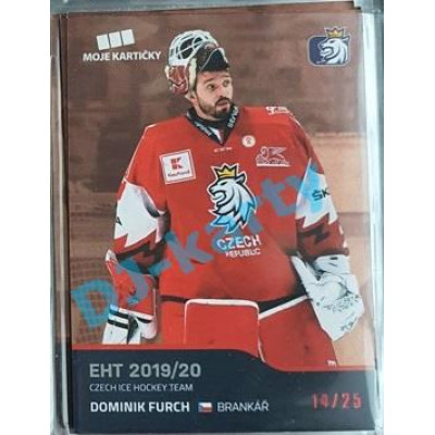 2020 MK reprezentace Dominik Furch #6 14/25 Red