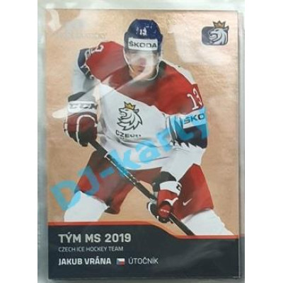 2020 MK reprezentace Jakub Vrána Tým MS 2019 #58 Red Promo