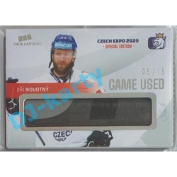 2020 MK reprezentace Jiří Novotný #6 05/15 Game Used Czech Expo