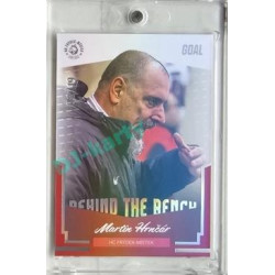 2023/24 Goal cards Chance Liga 2. série #BB-18 Martin Hrnčár Behind the Bench Parallel 08/19