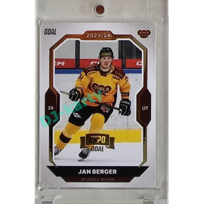 2023/24 Goal cards Chance Liga 2. série #293 Jan Berger Expo Gold 1of7