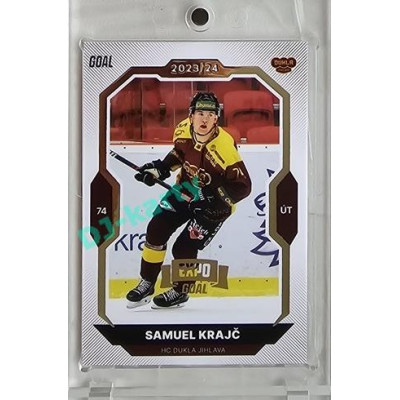 2023/24 Goal cards Chance Liga 2. série #294 Samuel Krajč Expo Gold 1of7