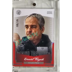 2023/24 Goal cards Chance Liga 2. série #BB-20 Daniel Tvrzník Behind the Bench Parallel 08/19